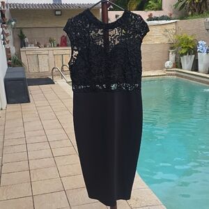 Elegant Black Lace Dress